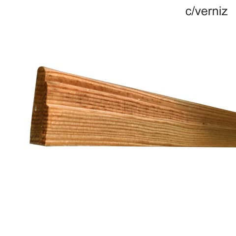 RODAPE MADEIRA PINHO ABETO ENVERNIZADO 3.0mt