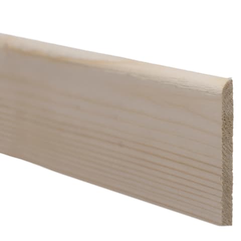 RODAPE MADEIRA PINHO ABETO NATURAL 2500x15x7
