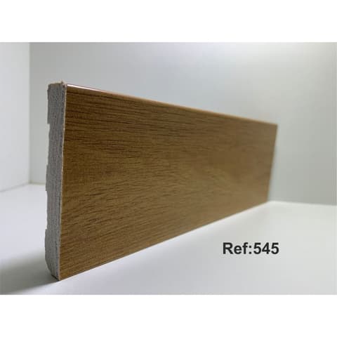 RODAPE PVC EXPANDIDO CARVALHO HONEY 545 2500x14x70