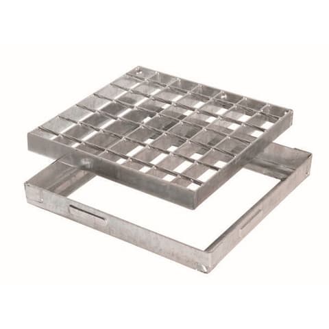 GRELHA GALV. EMBUTIR C/ARO 60x60 H2.5 A15