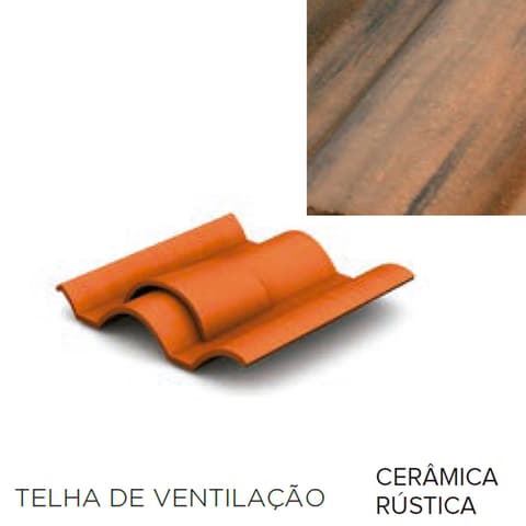 TELHA ARGIB. VENTILAÇAO CERAMICA RUSTICA