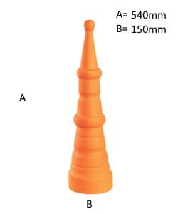 PIRAMIDE BARRO GRANDE 54cm JUMBO