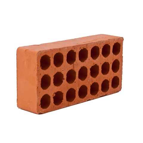 TIJOLO BURRO FURADO LISO 24x12x7