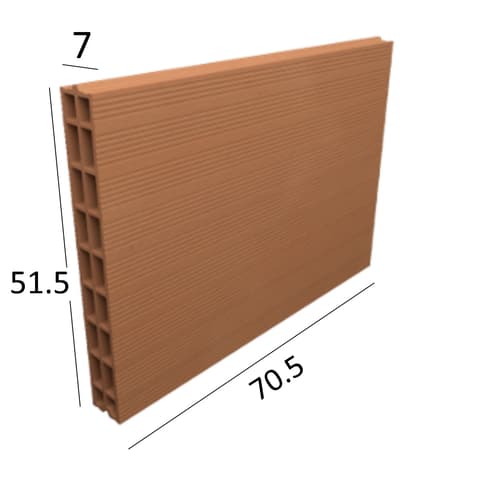 TIJOLO MEGABRICK GRANDE 70.5x51.5x 7cm