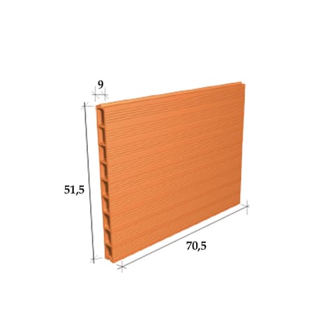 TIJOLO MEGABRICK GRANDE 70.5x51.5x 9cm