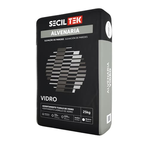 SECILTEK ALVENARIA VIDRO P/ TIJOLO VIDRO 25KG