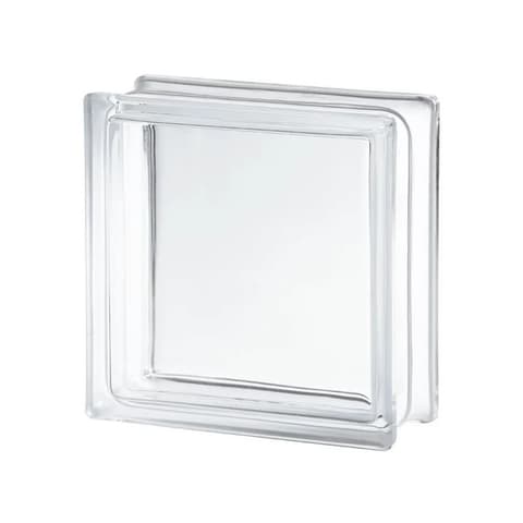 TIJOLO VIDRO 19x19x8 LISO INCOLOR *