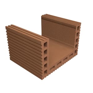 TERMOARGILA LINTEL Zuncho 24x19x19