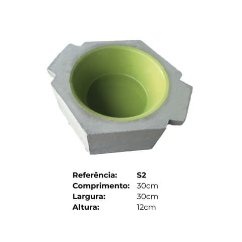 PIA BETAO C/BACIA SIMPLES Nº2 30cm