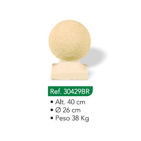 BOLA PILAR GRANDE BRITADA 30429 BR