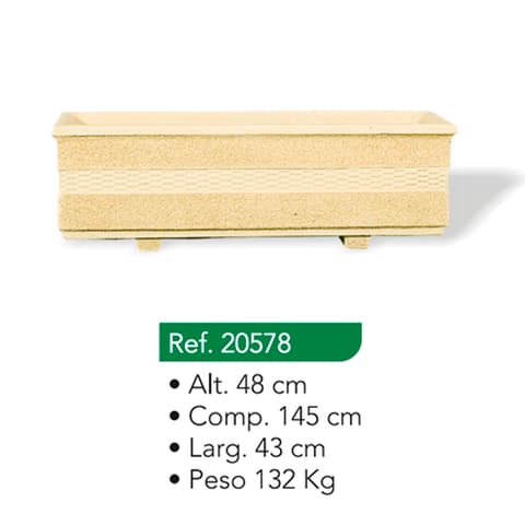 FLOREIRA GIGANTE CESTA 145x43 20578