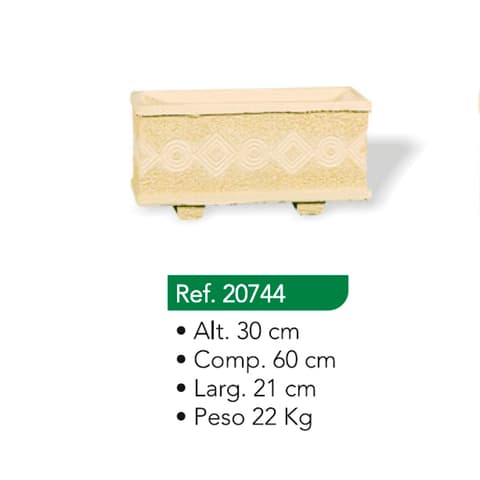 FLOREIRA PEQUENA S/PE 60x21 20744