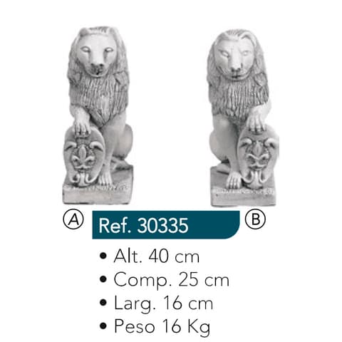 LEAO PEQUENO C/ESCUDO 30335