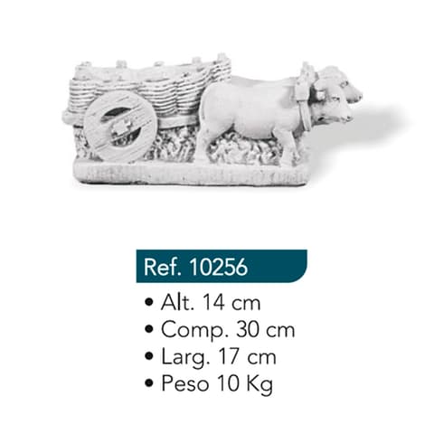 VASO CARRO DE BOIS 10256