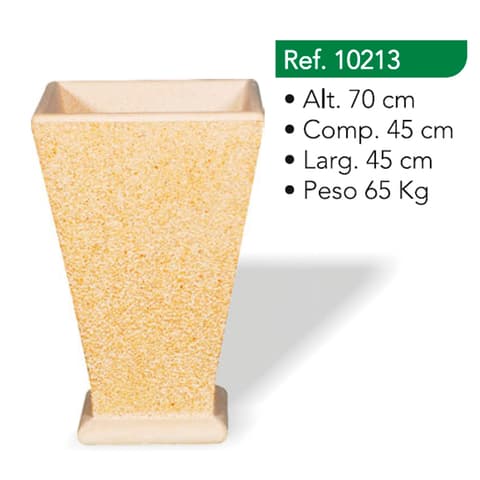 VASO QUADRADO ESTREITO GIGANTE 10213