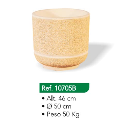 VASO REDONDO LISO ALTO 10705B