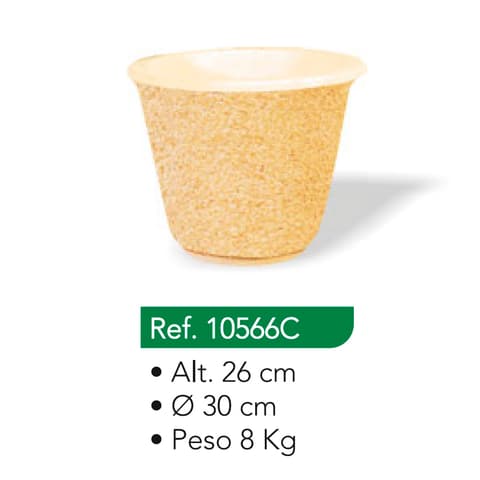 VASO REDONDO LISO PEQUENO 10566C