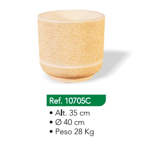 VASO REDONDO LISO MEDIO Ø40 10705C