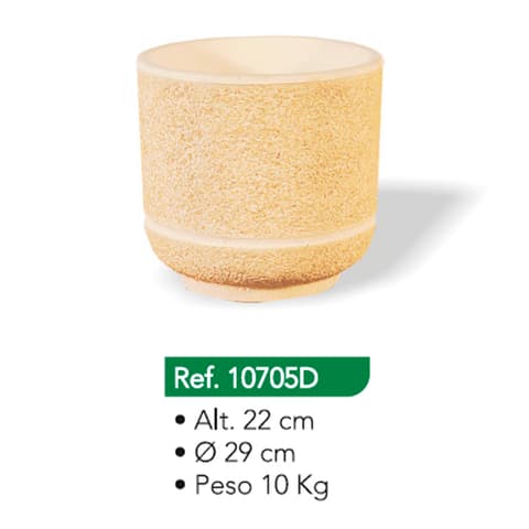 VASO REDONDO LISO PEQUENO 10705D