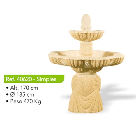 FONTE CONCHA SIMPLES 40620