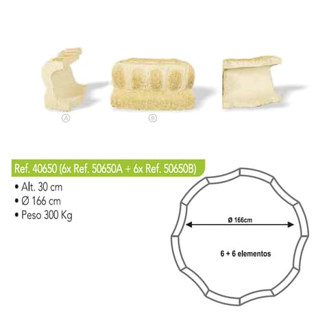 LAGO VERSAILLES 6+6pcs 40650