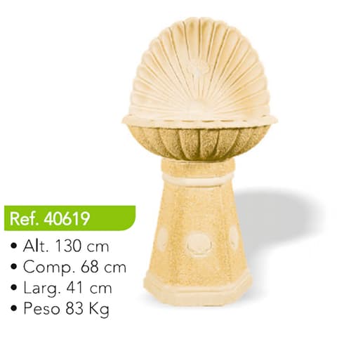 LAVATORIO PAREDE C/CONCHA 3pcs 40619