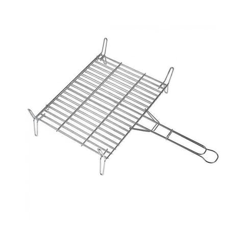 GRELHA CHURRASCO INOX DUPLA 40x45 Nº 5
