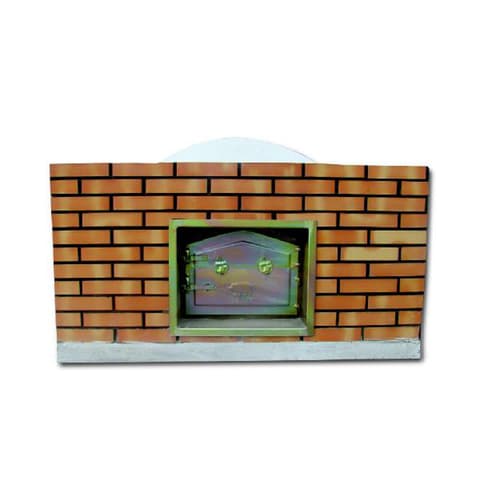 FORNO CIMENTO C/PAIN+P/FUMEIRO 100cm (panela em tijolo)