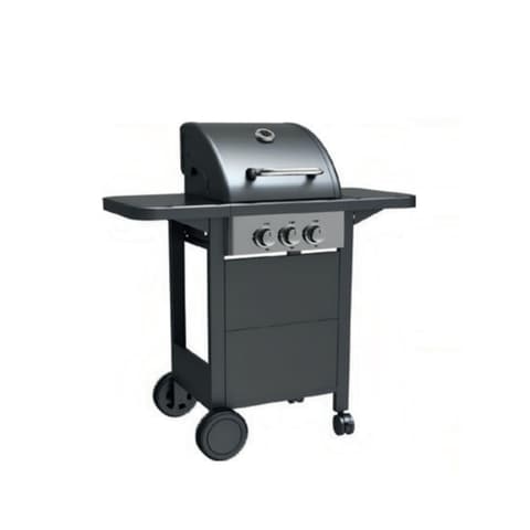 BARBECUE A GAS 2BOCAS+GRELHA 42x37cm
