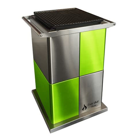 GRELHADOR A PELLETS GRILL HOME INOX/VERDE GPGHOMR.V