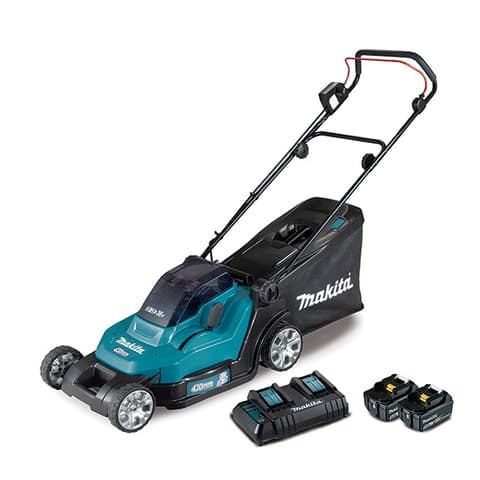 CORTA RELVA BATERIA 18Vx2 43cm MAKITA+2BAT 5Ah+CARREG.DUPLO DLM432CT2