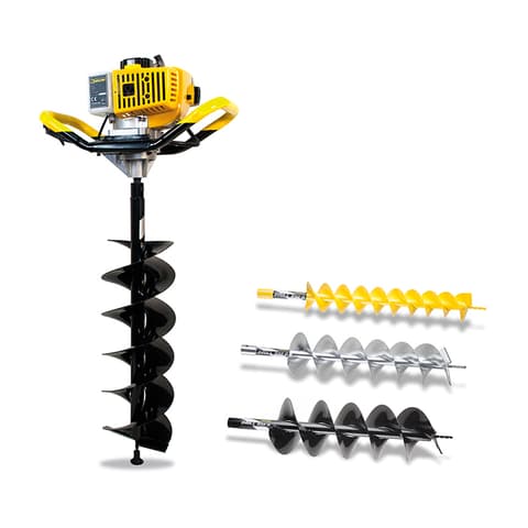 PERFURADOR DE SOLO C/ 3 BROCAS 52cc DRILL 932SG-V20