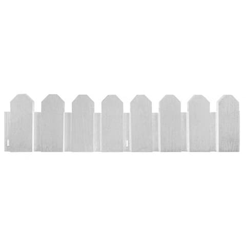 BORDADURA JARDIM PLAST.22x81cm 4pcs BRANCA 2013868