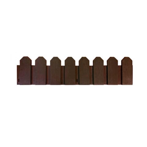BORDADURA JARDIM PLAST.22x81cm 4pcs CASTANHA 2013869