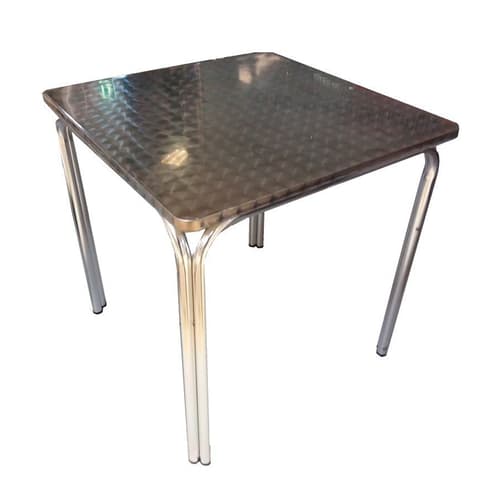 MESA ALUMINIO 70x70
