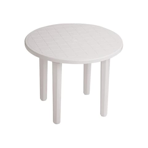 MESA JARDIM REDONDA 90 4024 BRANCA