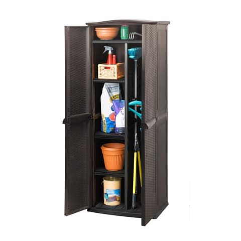 ARMARIO IMIT.RATTAN C/2 PORTAS 70x75x177