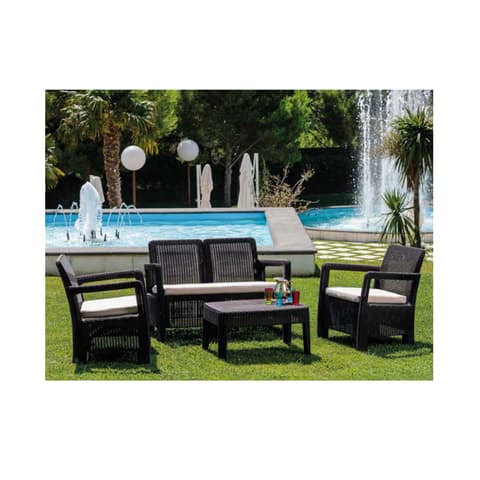 CONJUNTO TARIFA LOUNGE 2 BANCOS + MESA+SOFA