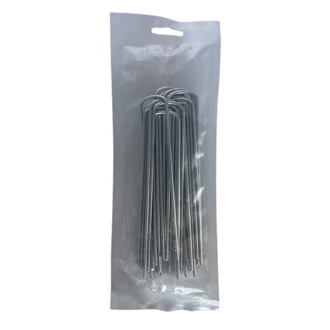 GRAMPO METAL P/RELVA ARTIFICIAL BL20un 17x3.5cm