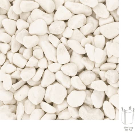 PEDRA DECORATIVA MARMORE BR 2/4cm mini bag 350kg