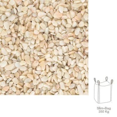 PEDRA DECORATIVA MARMORE BR 0/2cm mini bag 350kg