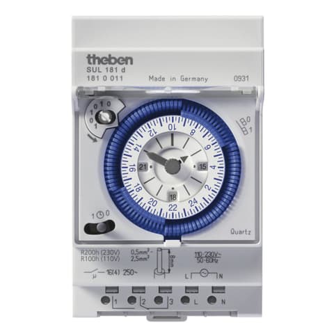 PIS RELOGIO HORARIO 3 MOD.SUL 181D THEBEN p/quadro elect. *