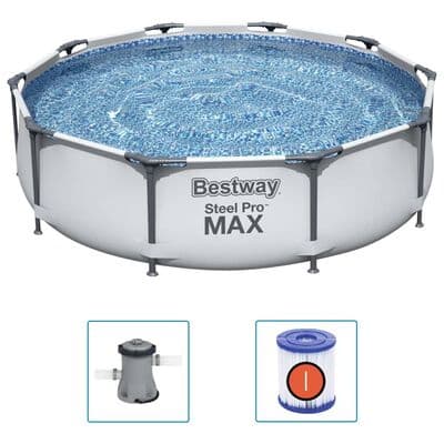 PISCINA ELEVADA PORTATIL STEEL PRO MAX Ø457x122cm 56438