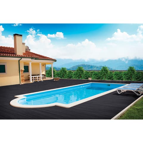 PISCINA MODELO ARTICA 4.00 x 9.75 fibra