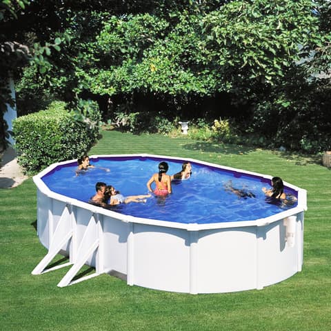 PISCINA OVAL 610x375x120 +FILTR.3.8+ESCA.KIT610ECO