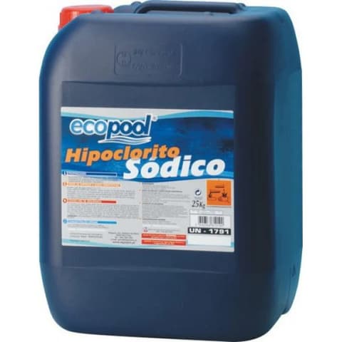 PIS HIPOCLORITO DE SODIO 25kg ECOPOOL 81023