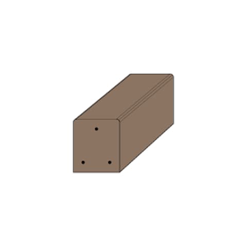 POSTE BETAO CASTANHO EP8A 8x8  3xØ4 - 2.50mt