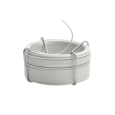 ARAME PLASTIFICADO Nº07 1.2mm Rolo 250gr BRANCO ***
