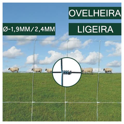 REDE OVELHEIRA LIGEIRA 1.2 x 100mt 09/15 Ar Ø1.9-2.5