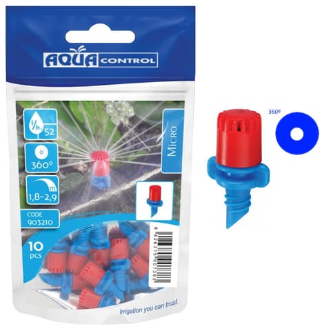 GG ASPERSOR MICRO 52L/h 1.8-2.9m 360º BL=10un 903210